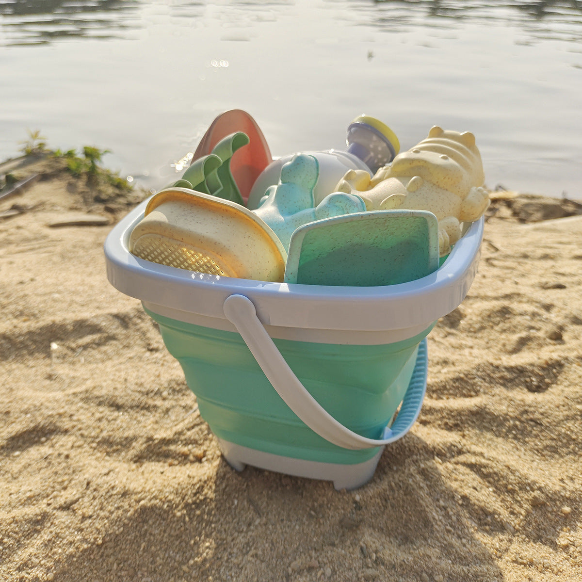 Kit Praia Infantil Dobrável