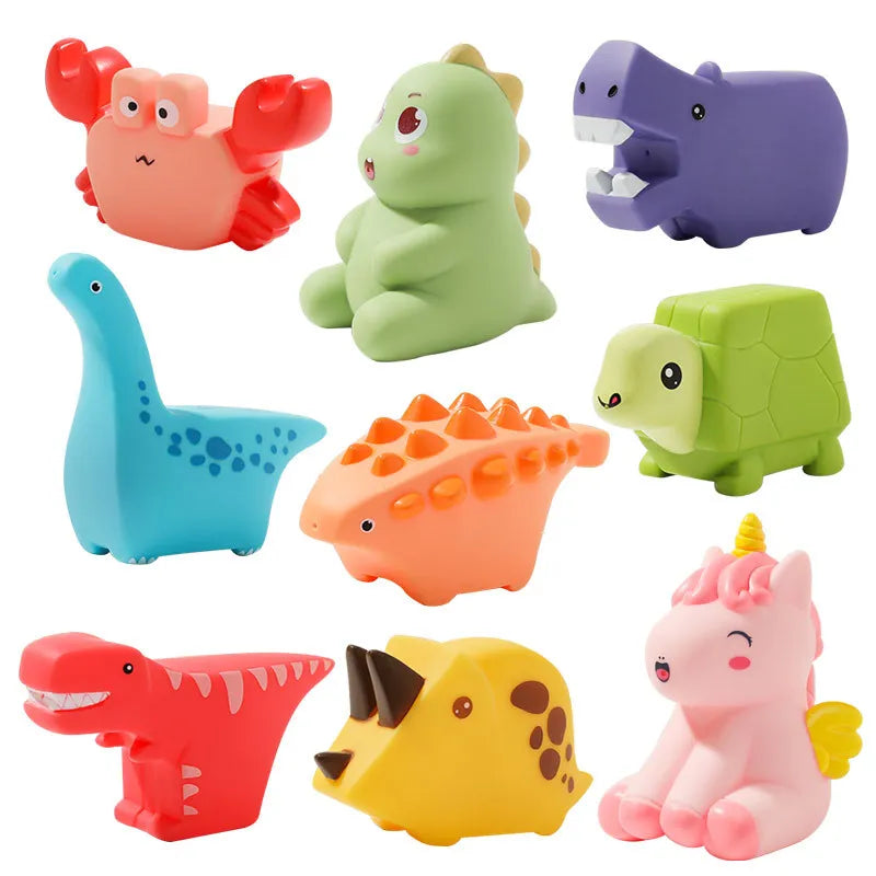 Brinquedo de Banho Dinossauro em Silicone