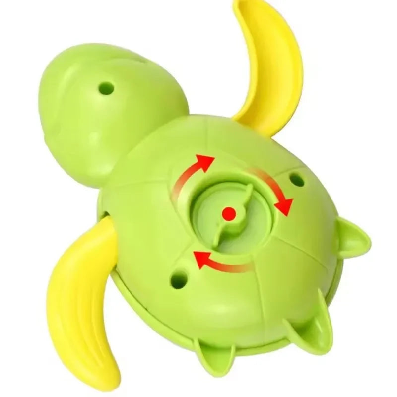 Brinquedo de Banho Tartaruga com Corda em Plástico