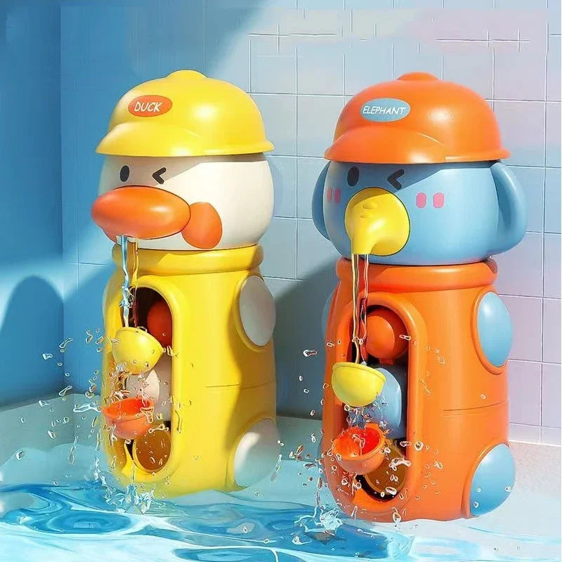 Brinquedo de Banho Infantil com Ventosa e Roda d’Água em ABS