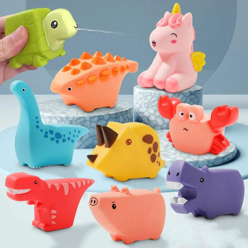 Brinquedo de Banho Dinossauro em Silicone