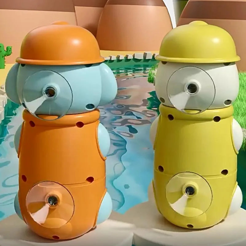 Brinquedo de Banho Infantil com Ventosa e Roda d’Água em ABS