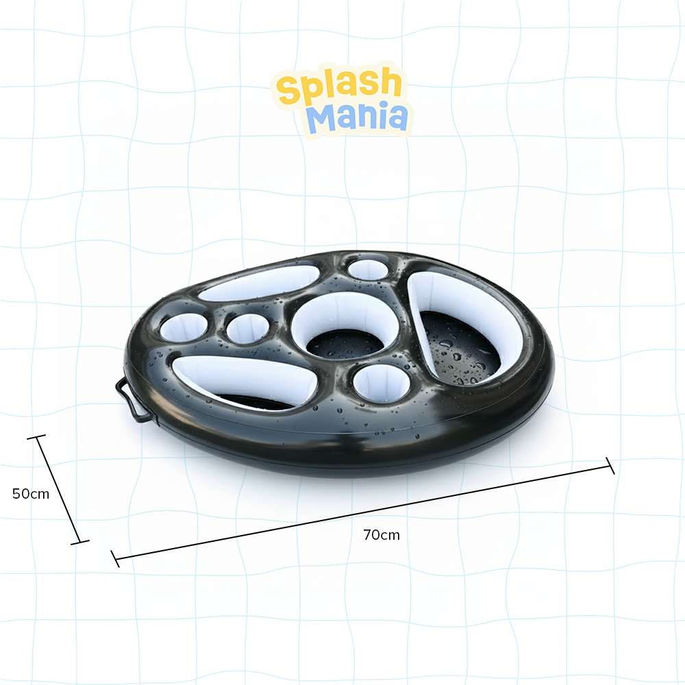 Bandeja Inflável para Piscina (Preta)