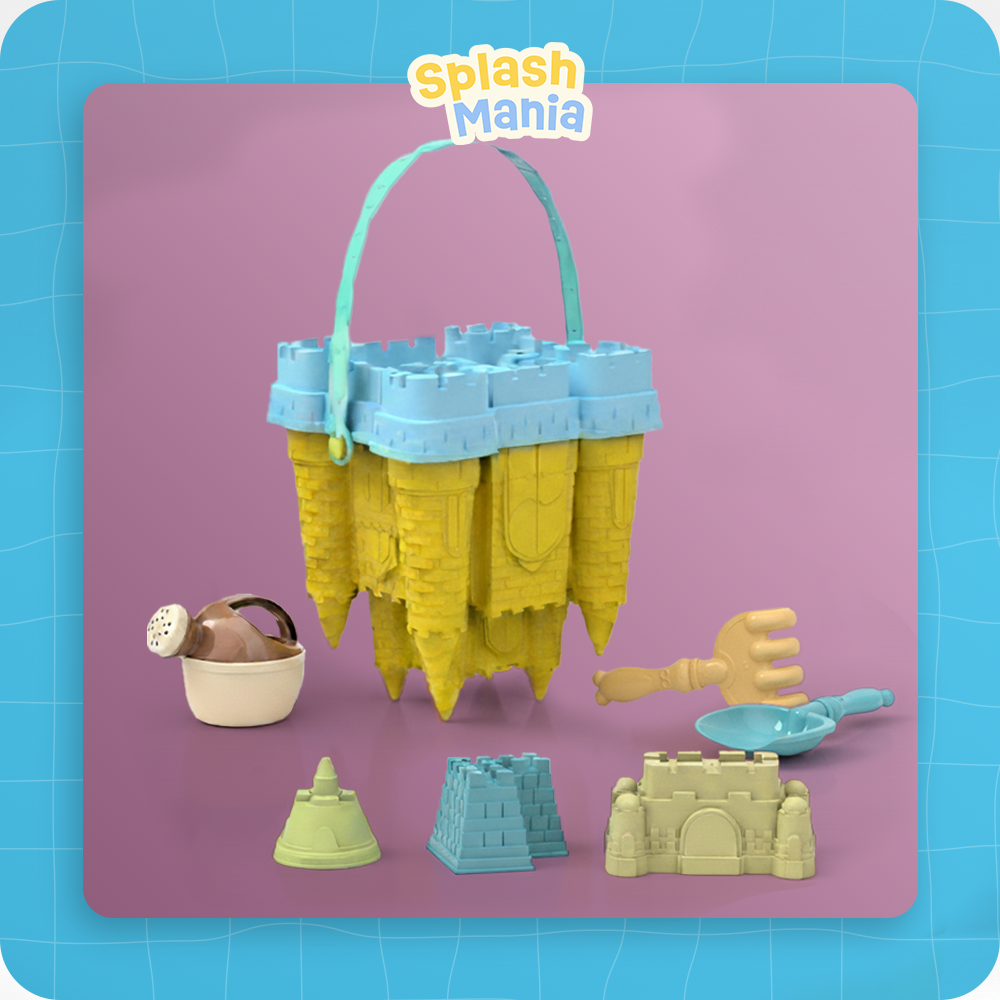 Balde de Castelo (Kit Praia Amarelo)