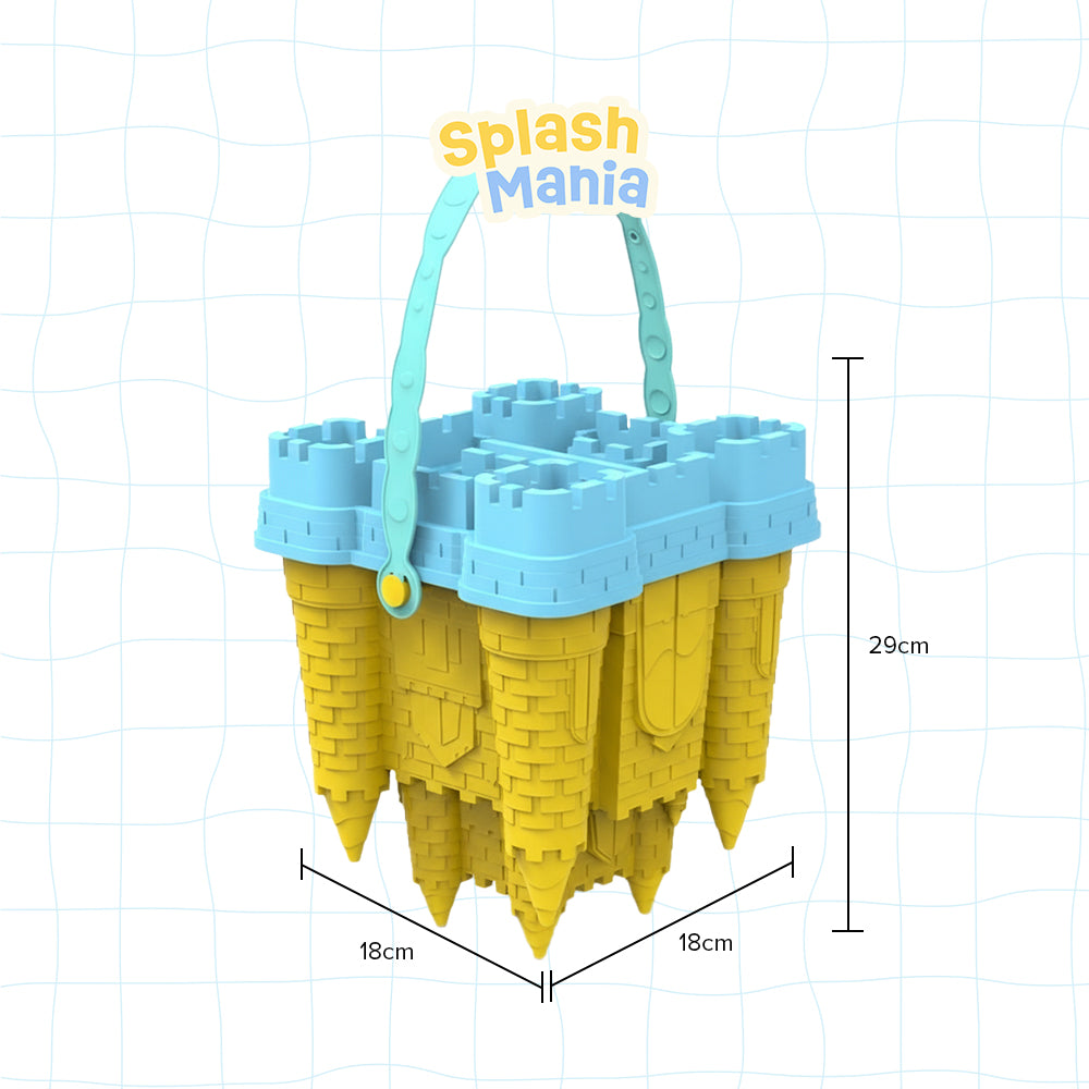 Balde de Castelo (Kit Praia Amarelo)