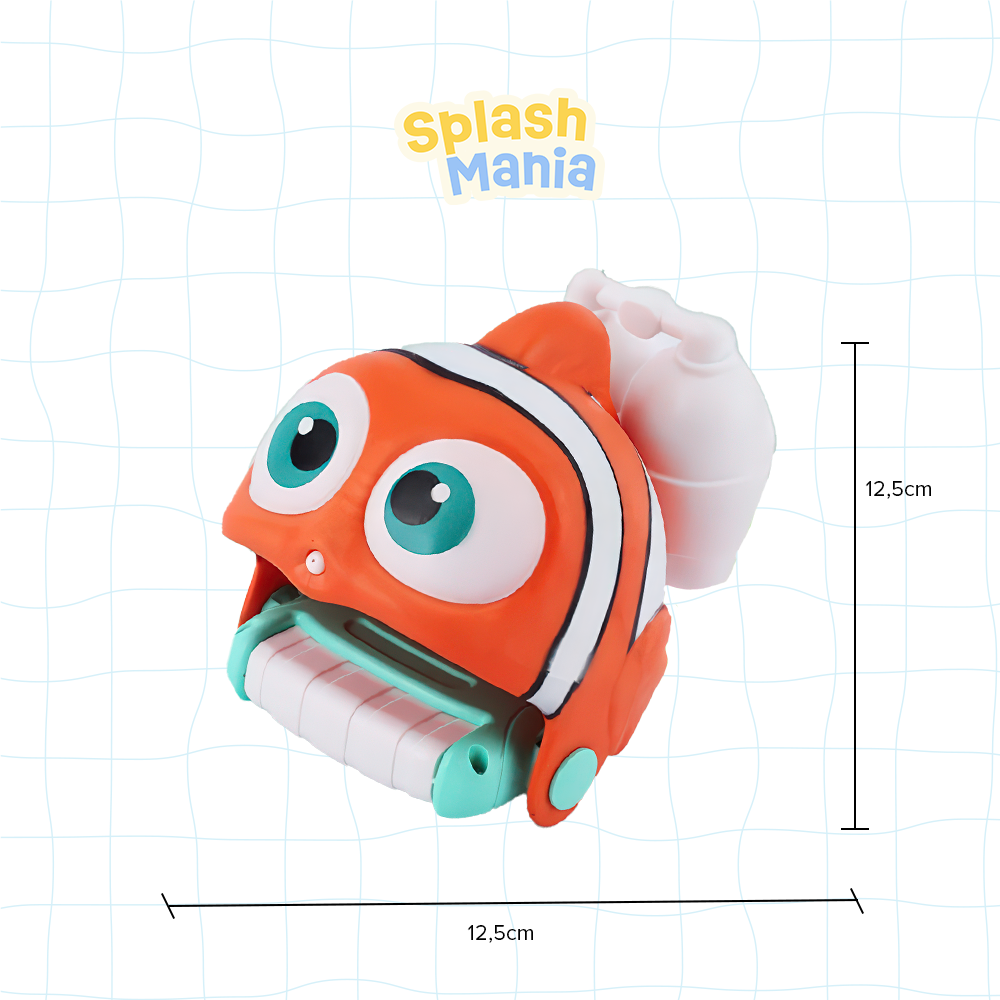 Pistola de Água de Mão Peixe Palhaço