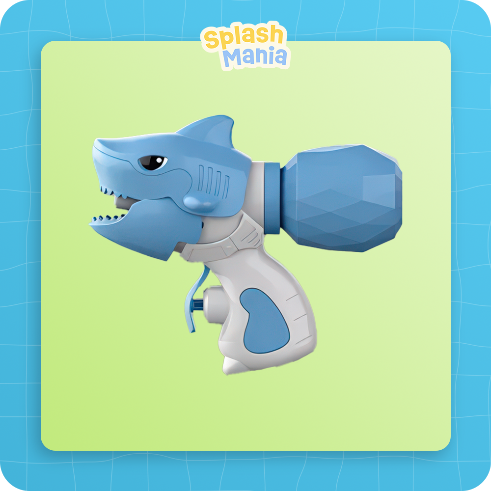 Pistola de Água Tubarão Azul Claro