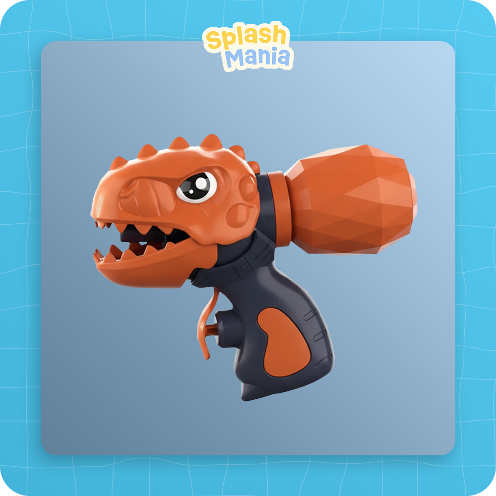 Pistola de Água Dinossauro Laranja