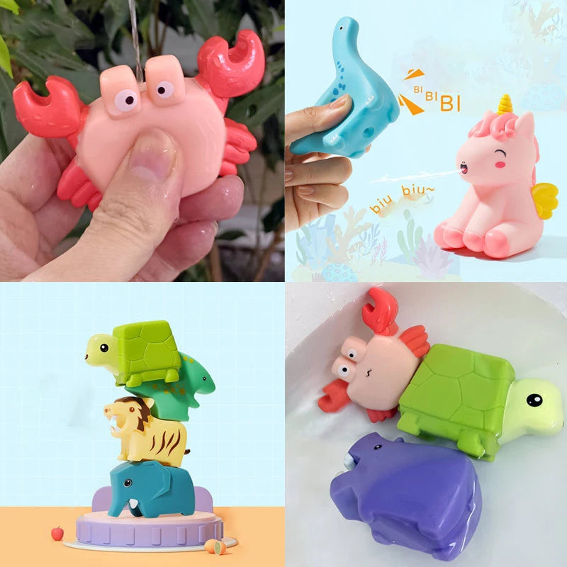 Brinquedo de Banho Dinossauro em Silicone