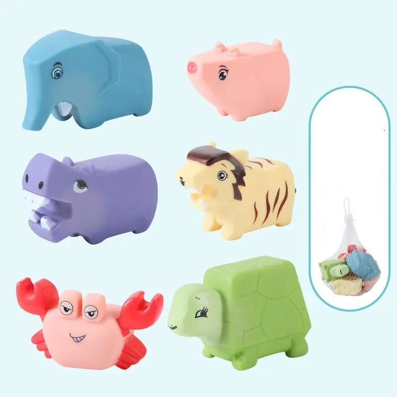 Brinquedo de Banho Dinossauro em Silicone
