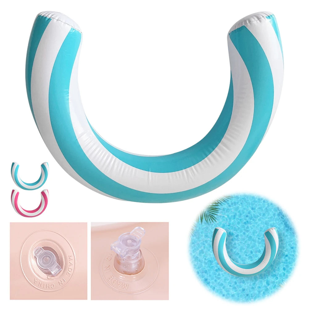 Espaguete Inflável Curvo de Piscina em PVC