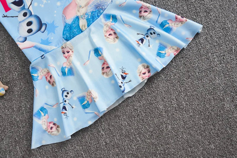 Maiô Infantil Frozen com Saia + Top