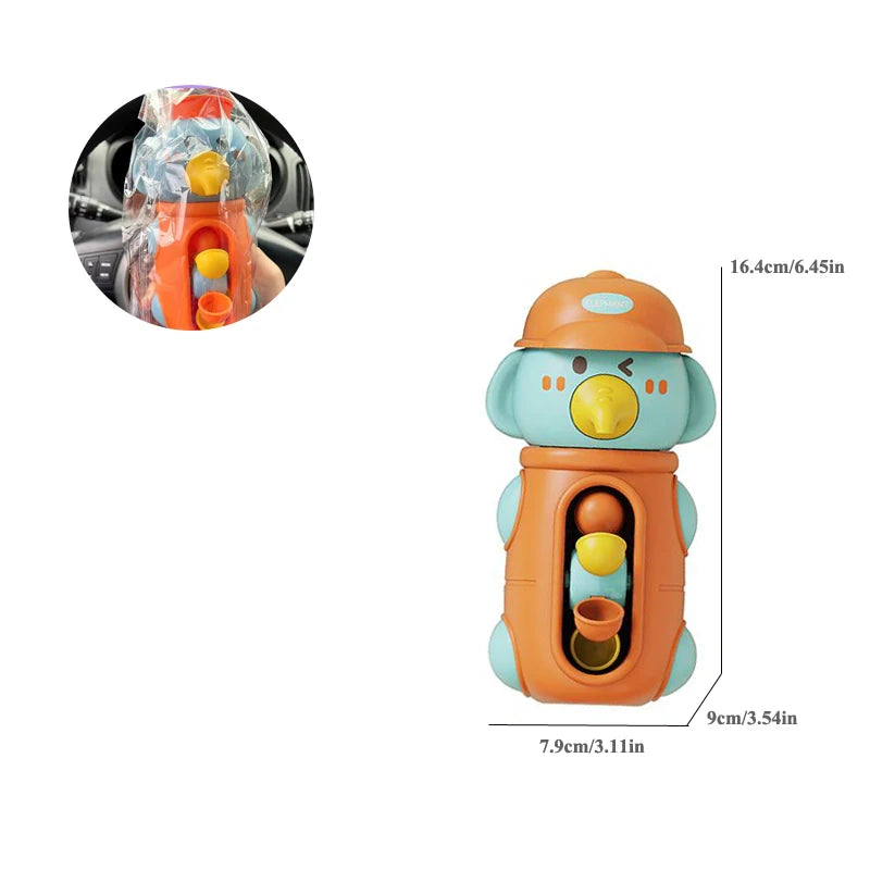 Brinquedo de Banho Infantil com Ventosa e Roda d’Água em ABS