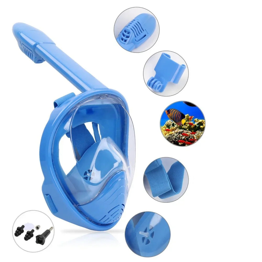 Máscara de Mergulho Infantil Tubarão