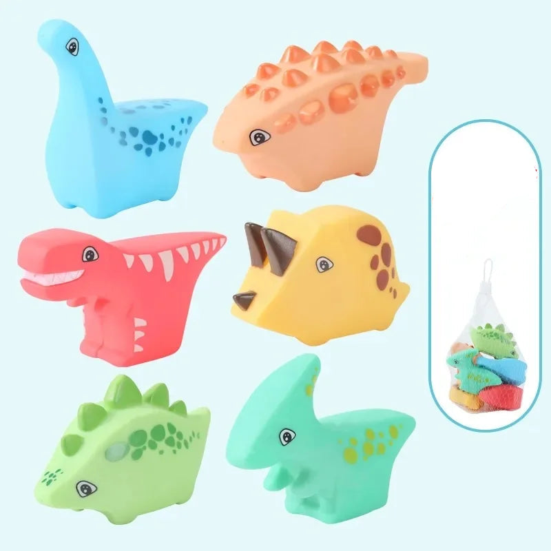Brinquedo de Banho Dinossauro em Silicone