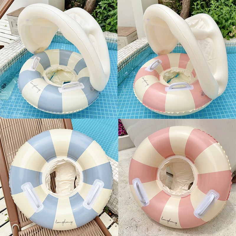 Boia Circular Infantil com Cobertura (Amarelo e Verde)