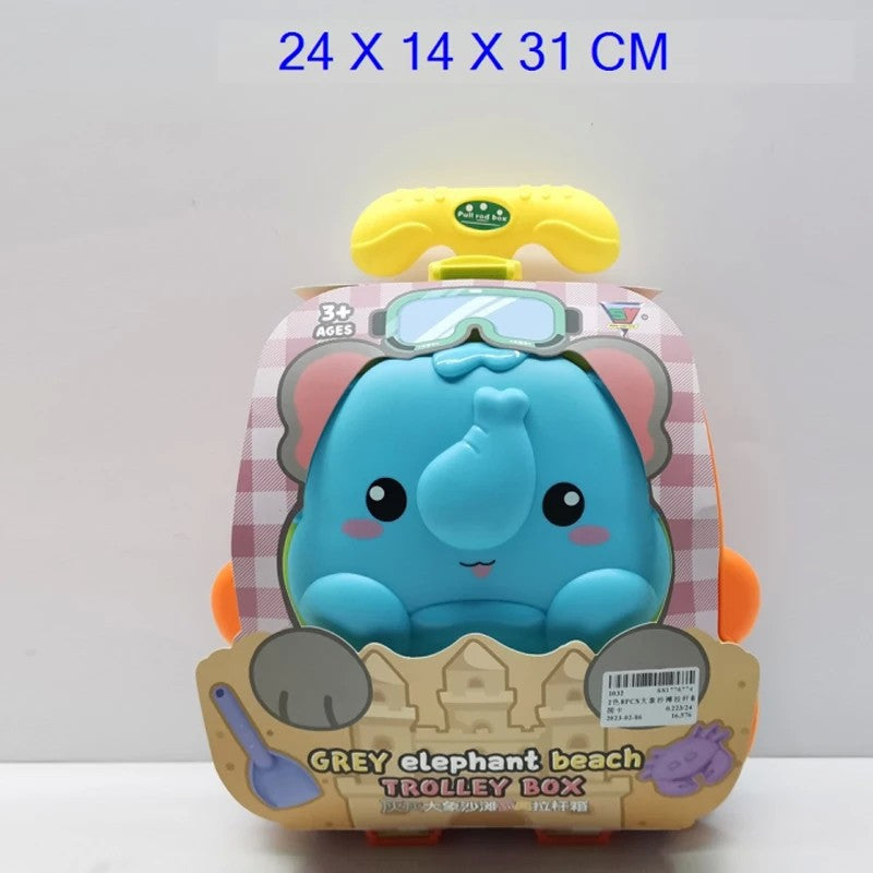 Kit de Brinquedos de Praia com Mala (Elefante)